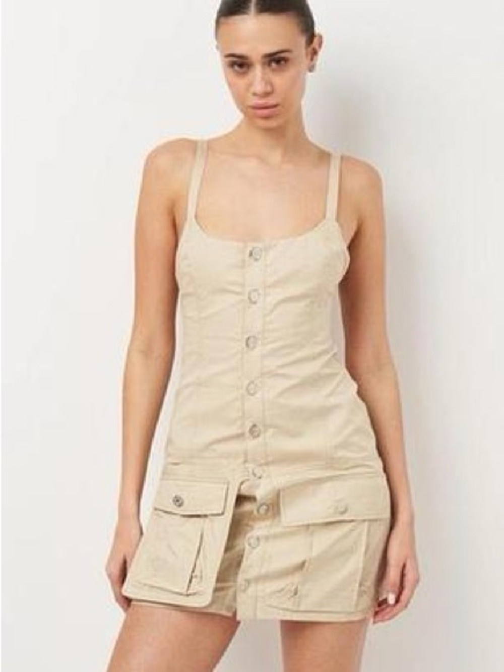 Zara Cargo Mini Dress